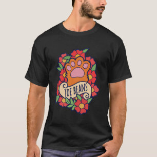 T-shirt Fèves d'orteil Drôle Chat Gens Cadeaux Chat Person