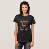 T-shirt Février Fille entrer dans mon anniversaire Comme u (Devant entier)