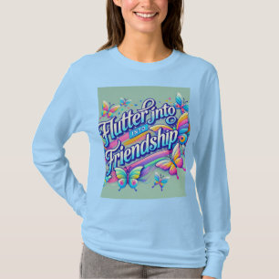 T-shirt "Fflotter dans l'amitié" Manches longues