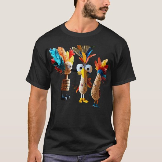 T-shirt Fflotter par : La Featherfly (Devant)