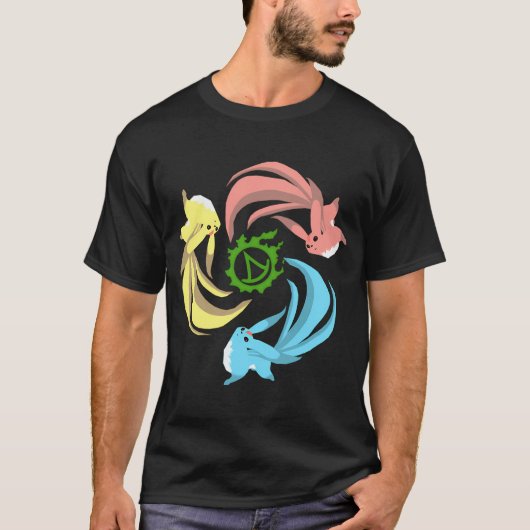 T-shirt FFXIV Summoner - Carbuncles (Devant)