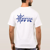 T-shirt FFYC Bateau Roue Bleu (Dos)