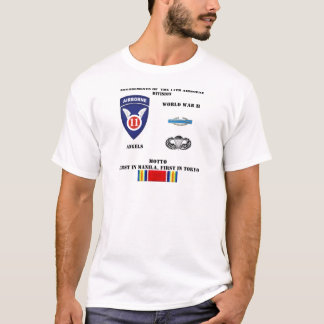 T-shirt Fiançailles de la 11ème Division Aéroportée