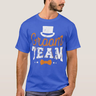 T-shirt Fiançailles de l'équipe de salle de sport masculin