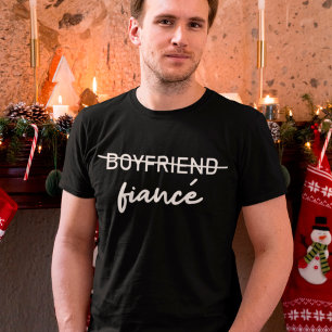 T-shirt Fiançailles Fiance Couples de Fiance Engagé Boyami
