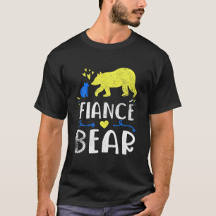 T-shirt Fiance Bear Family Matching Down Syndrome