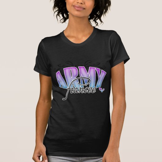 T-shirt Fiancée d'armée (Devant)