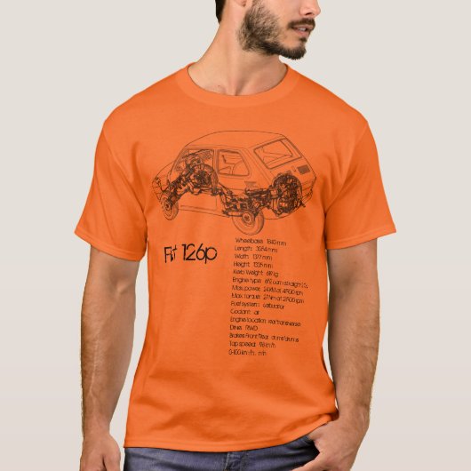 T-shirt Fiat 126p (Devant)