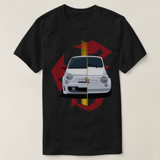 T-shirt Fiat 500 Abarth (Design devant)