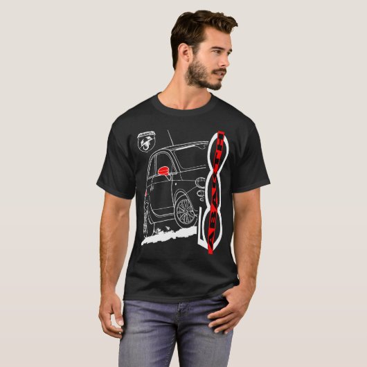 T-shirt Fiat Abarth 500 (Devant entier)