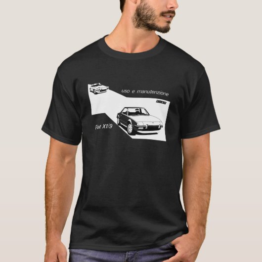 T-SHIRT FIAT X19 (Devant)