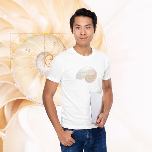 T-shirt Fibonacci Golden Ration Sacred Geometry Art