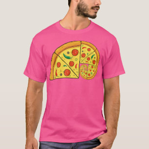 T-shirt Fibonacci Pizza Funny Enseignant Math
