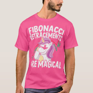 T-shirt Fibonacci Retraci sont Magical Unicorn Trader 1