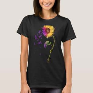 T-shirt Fibro de tournesol de sensibilisation