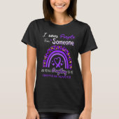 T-shirt Fibromyalgia Awareness I Wear Purple For Someone (Devant)