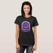 T-shirt Fibromyalgia Warria Rainbow Fibromyalgia Awards (Devant entier)