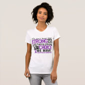 T-shirt Fibromyalgie comme nous forts sommes (Devant entier)