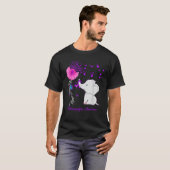 T-shirt Fibromyalgie éléphant Sensibilisation Fibromyalgie (Devant entier)