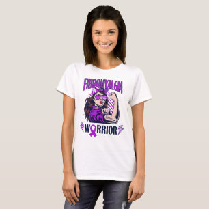 T-shirt Fibromyalgie guerrier croire et combattre