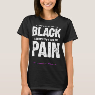 T-shirt Fibromyalgie Guerrier Douleur Chronique Sensibilis
