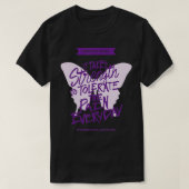 T-shirt Fibromyalgie Il prend force tous les jours Fibro A (Design devant)