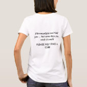 T-shirt Fibromyalgie ne vous tuera pas ... (Dos)