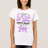 T-shirt Fibromyalgie Sensibilisation au ruban Cadeaux de s (Devant)