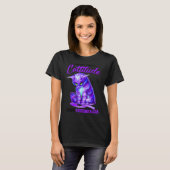 T-shirt Fibromyalgie Sensibilisation Cattitude Chat Vêteme (Devant entier)