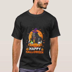 T-shirt Fiche de démarrage Scanner Citrouille Moon Witch G
