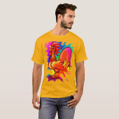T-shirt Fiche d'incendie (Devant entier)