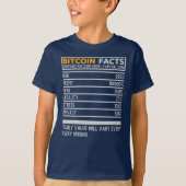 T-shirt Fiche technique Bitcoin (Devant)