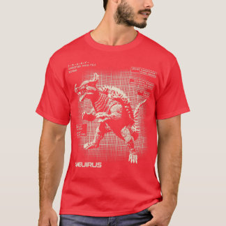 T-SHIRT FICHIERS ANGUIRUS KAIJU