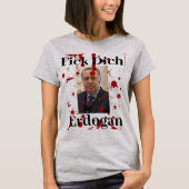 T-shirt Fick Dich Erdogan (allemand) (Devant)