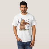 T-shirt fiddler capybara (Devant entier)