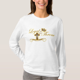 T-shirt Fidèle à la pièce en t chrétienne des femmes d