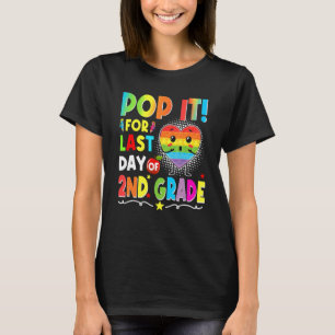 T-shirt Fidget Pop It Pour Dernier Jour D'Adieu De 2E Anné
