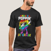 T-shirt Fidget Toy What's Poppin 1st Grade 100th Day Of Sc (Devant)
