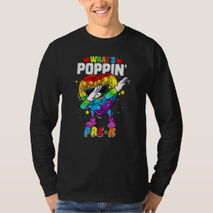 T-shirt Fidget Toy What's Poppin Pré K 100th Day Of School