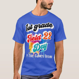 T-shirt Field Day 2022 Première Année Laisser Les Jeux Com