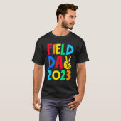 T-shirt Field Day 2023 Peace Sign School Trip Teacher Stud (Devant entier)