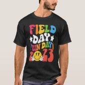 T-shirt Field Day Fun Day 2023 Groovy School Trip Teacher (Devant)