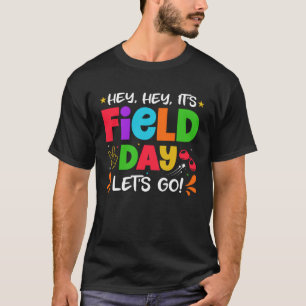 T-shirt Field Day Fun Day School Rainbow Color Splash Kids