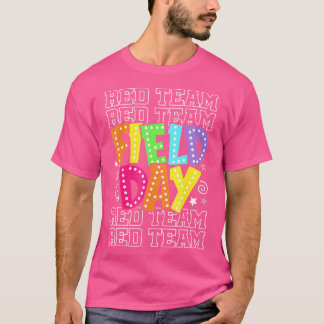 T-shirt Field Day Red Team Couleur War Camp Équipe Jeu Com