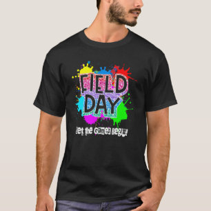 T-shirt Field Day School Rainbow Color Splash Laisser Le J