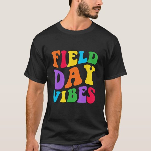 T-shirt Field Day Vibes For Teacher Kids Field Day 2023 (Devant)