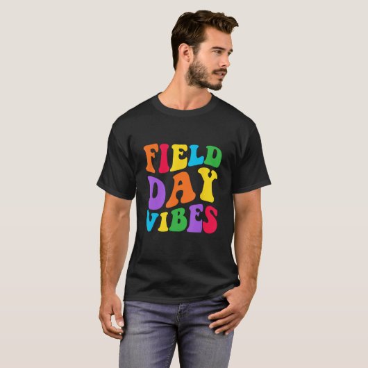 T-shirt Field Day Vibes For Teacher Kids Field Day 2023 (Devant entier)