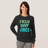 T-shirt Field Day Vibes Last Day Of School Fun Summer Teac (Devant entier)