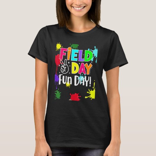 T-shirt Field Fun Day Squad School Trip Vibes Boys Girls T (Devant)