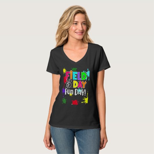 T-shirt Field Fun Day Squad School Trip Vibes Boys Girls T (Devant entier)